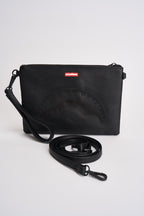 Pochette uomo Clutch con tracolla nera 9515  SPRAYGROUND 