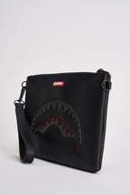 Pochette uomo Clutch con tracolla nera 9515  SPRAYGROUND 