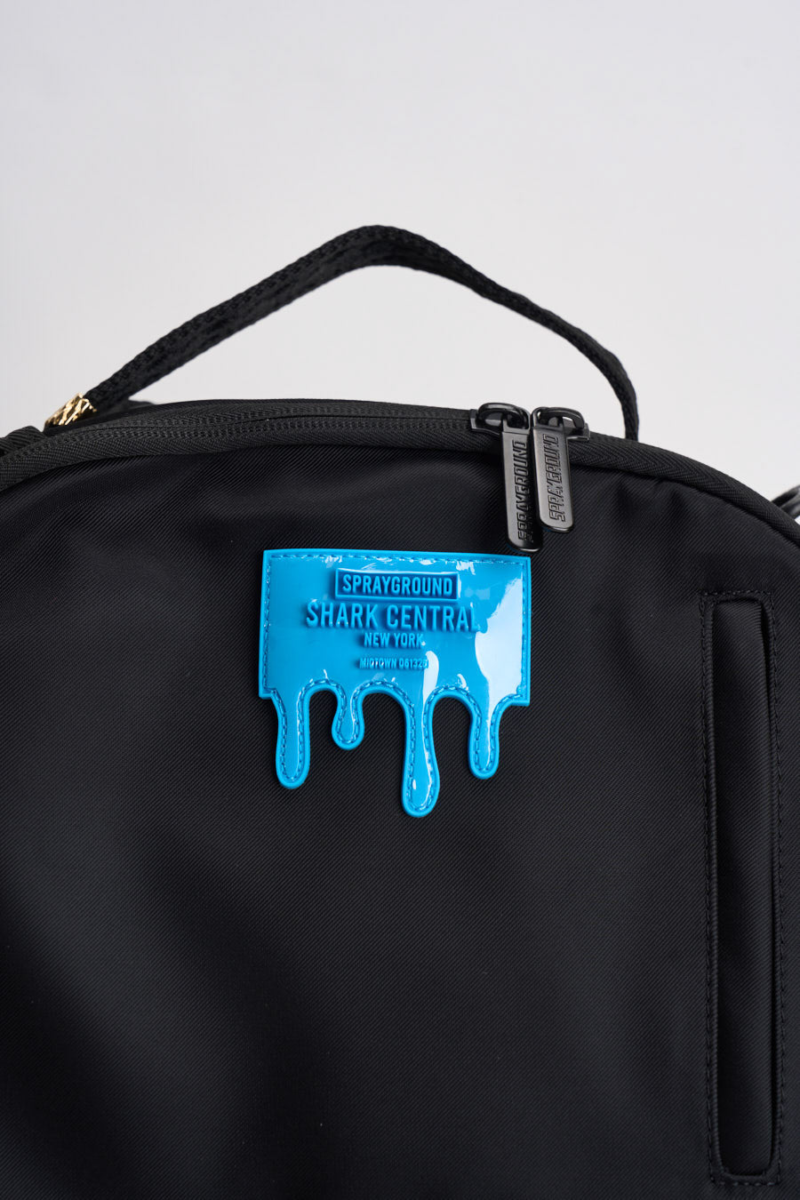 Zaino uomo nero e celeste 9637  SPRAYGROUND 