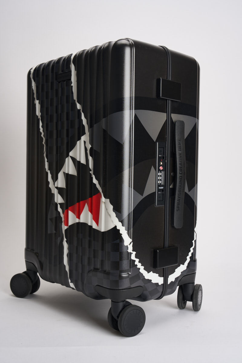 Trolley uomo Center Rip Revealing Gray Check nero CL323  SPRAYGROUND 