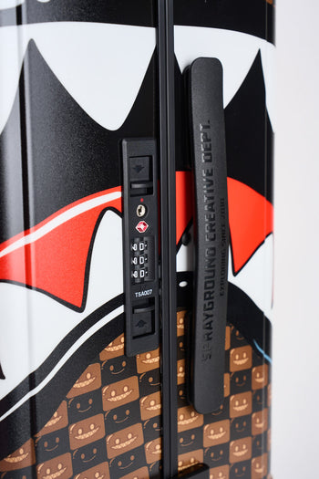 Trolley rigido con stampa Shark Mouth - 5