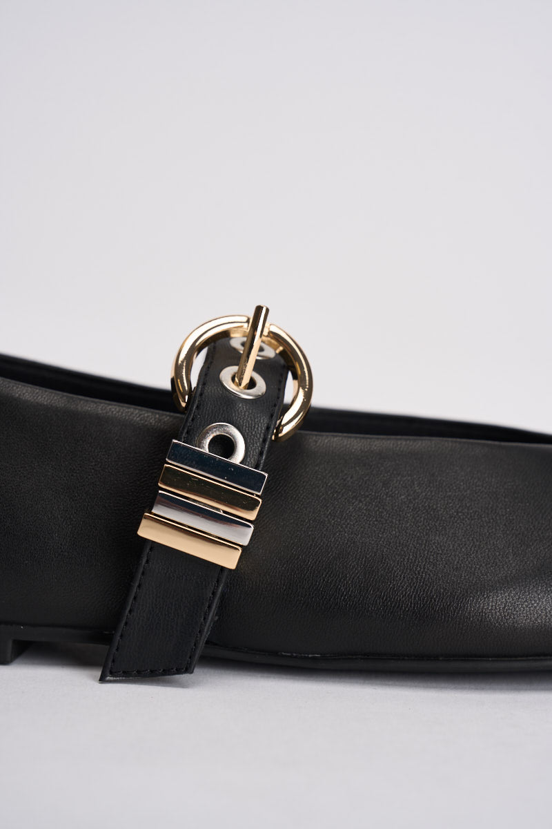 Ballerina donna in pelle nera LUCIA 17 STEVE MADDEN 
