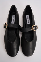 Ballerina donna in pelle nera LUCIA 17 STEVE MADDEN 