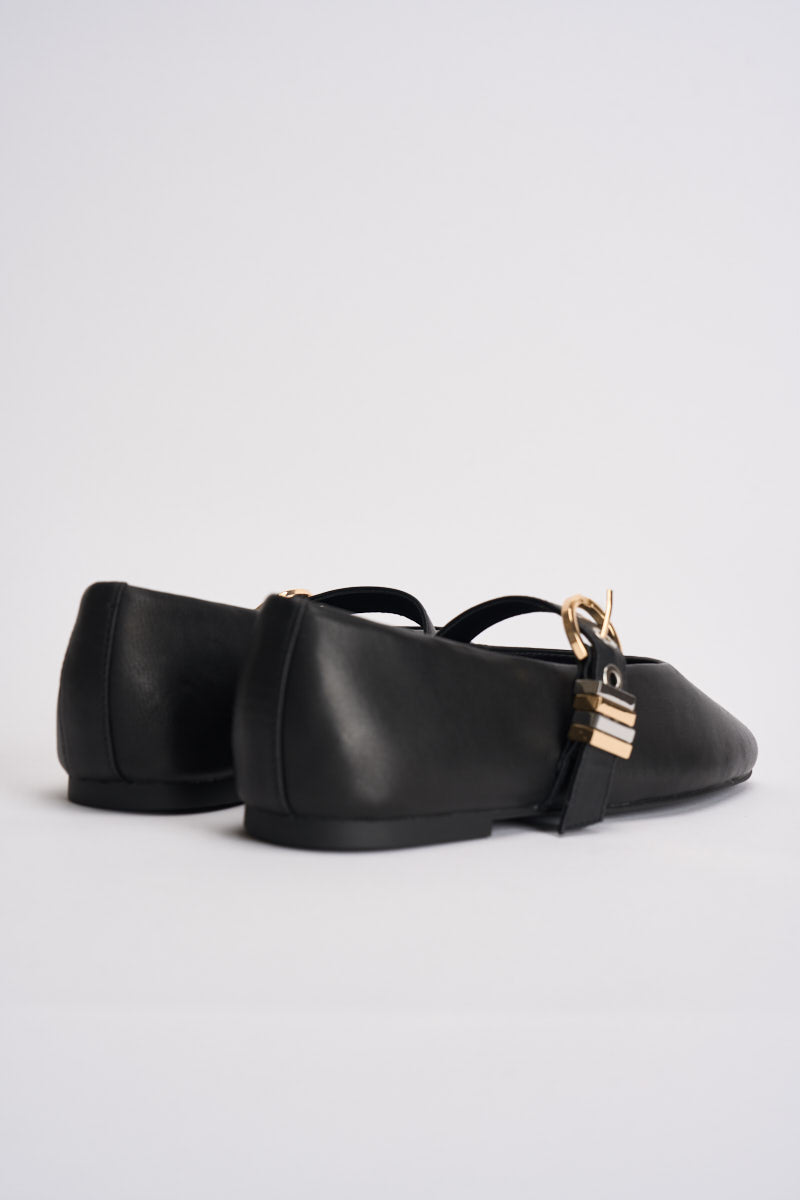 Ballerina donna in pelle nera LUCIA 17 STEVE MADDEN 