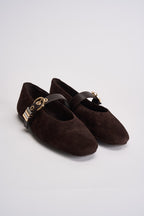 Ballerina donna Lucia in suede marrone LUCIA 205 STEVE MADDEN 