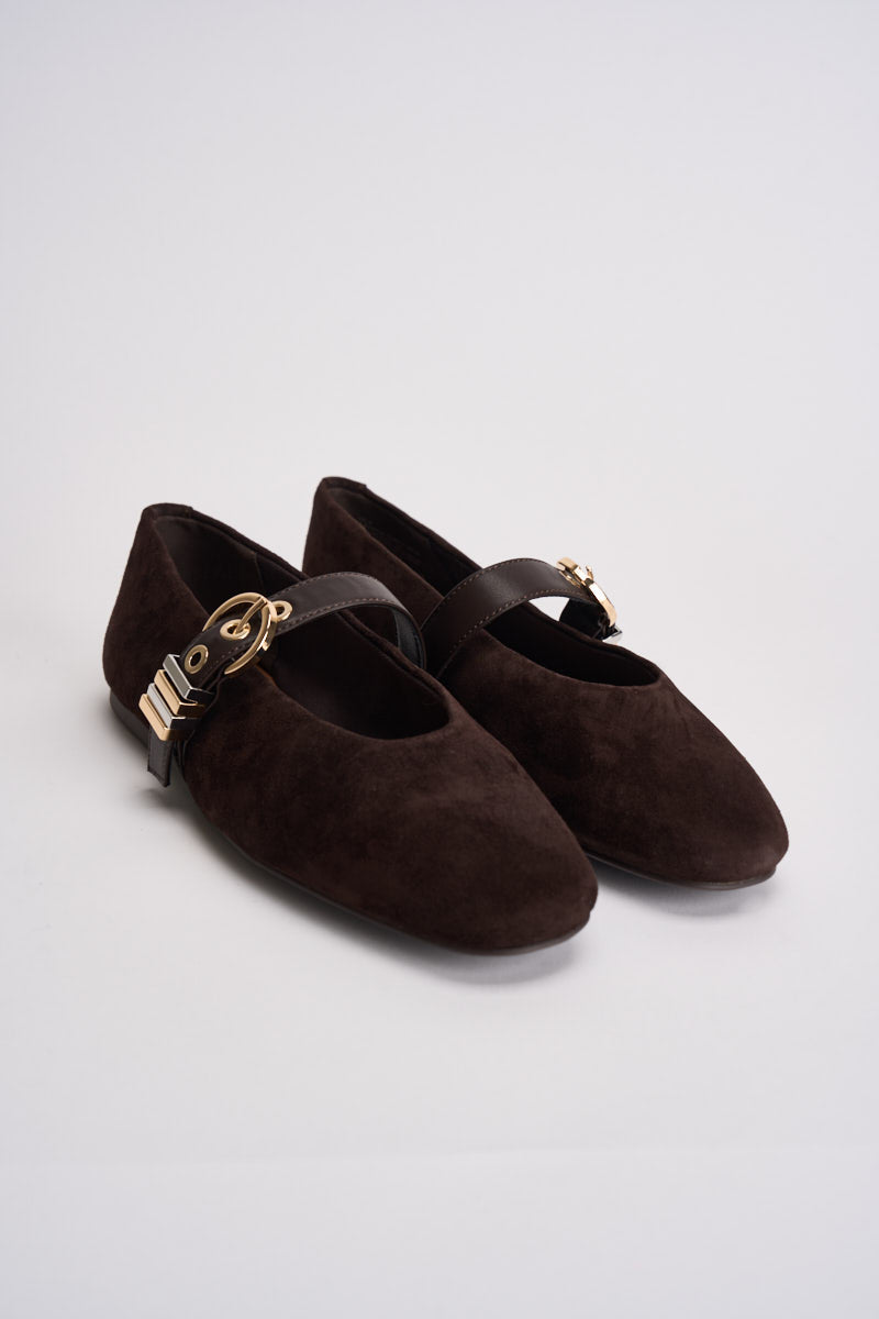 Ballerina donna Lucia in suede marrone LUCIA 205 STEVE MADDEN 