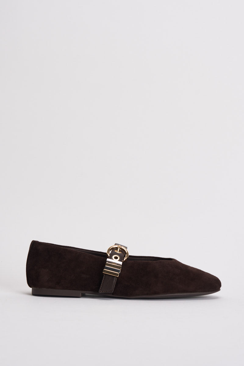 Ballerina donna Lucia in suede marrone LUCIA 205 STEVE MADDEN 