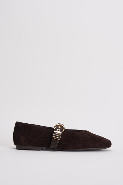 Ballerina donna Lucia in suede marrone LUCIA 205 STEVE MADDEN 