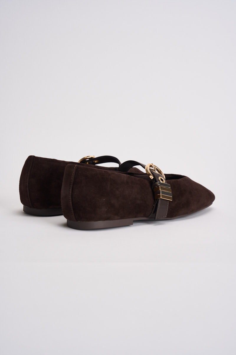 Ballerina donna Lucia in suede marrone LUCIA 205 STEVE MADDEN 