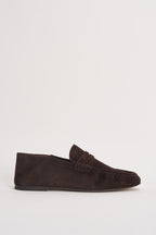 Mocassini donna Roger in suede cioccolato ROGER 880 STEVE MADDEN 