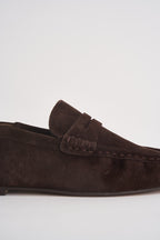 Mocassini donna Roger in suede cioccolato ROGER 880 STEVE MADDEN 