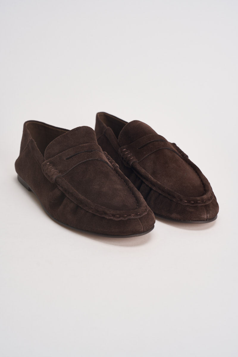 Mocassini donna Roger in suede cioccolato ROGER 880 STEVE MADDEN 