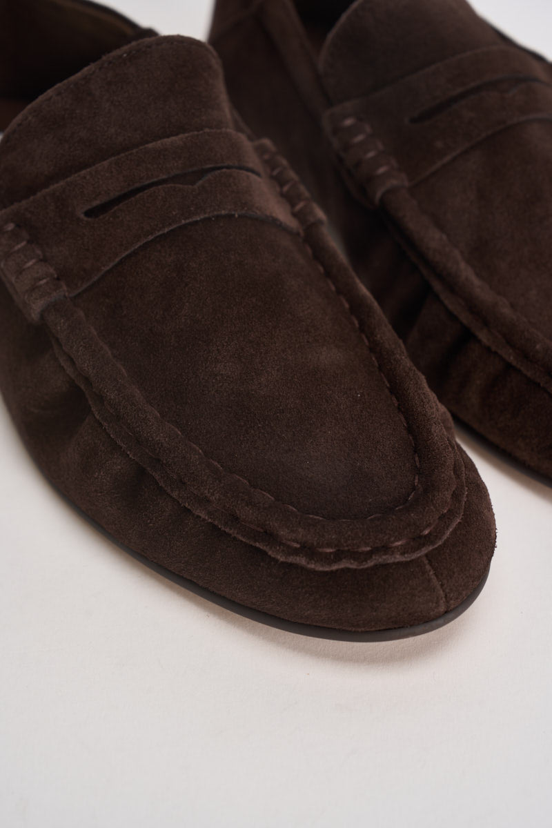 Mocassini donna Roger in suede cioccolato ROGER 880 STEVE MADDEN 