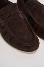 Mocassini donna Roger in suede cioccolato ROGER 880 STEVE MADDEN 