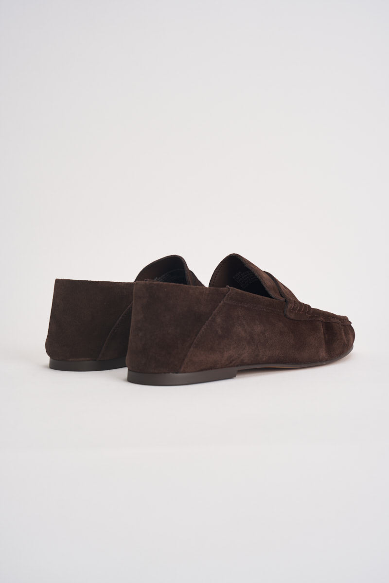 Mocassini donna Roger in suede cioccolato ROGER 880 STEVE MADDEN 
