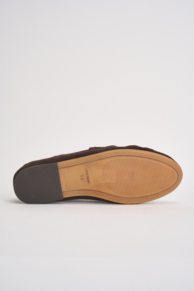 Mocassini donna Roger in suede cioccolato ROGER 880 STEVE MADDEN 