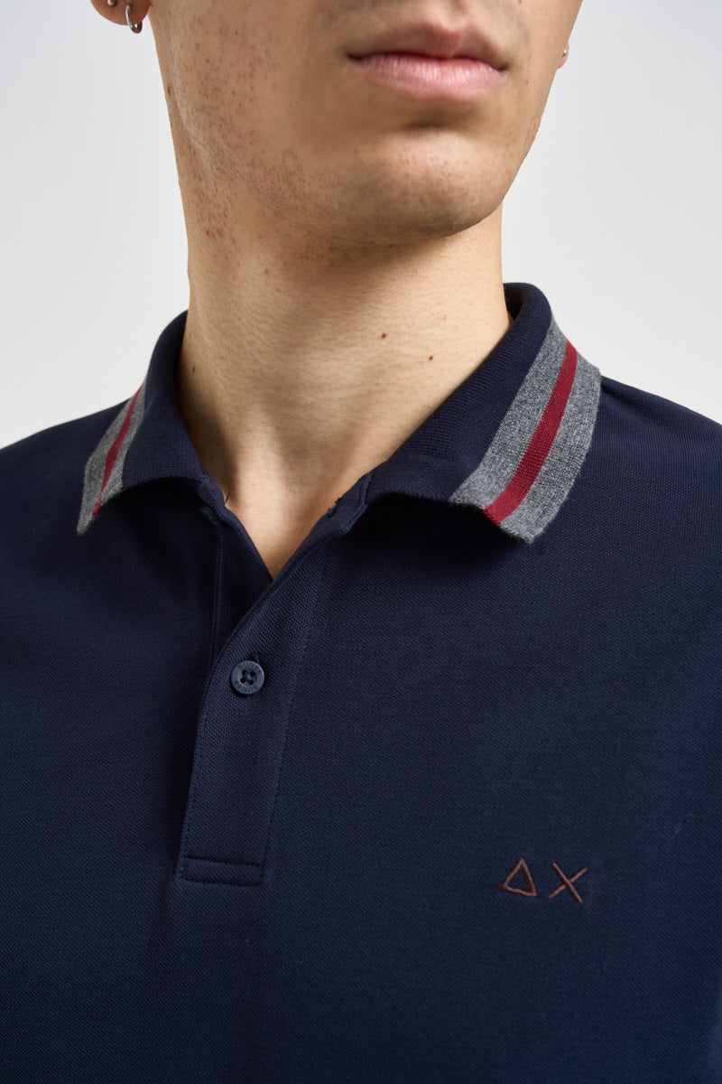 Polo uomo blu notte A46105 07 SUN68 