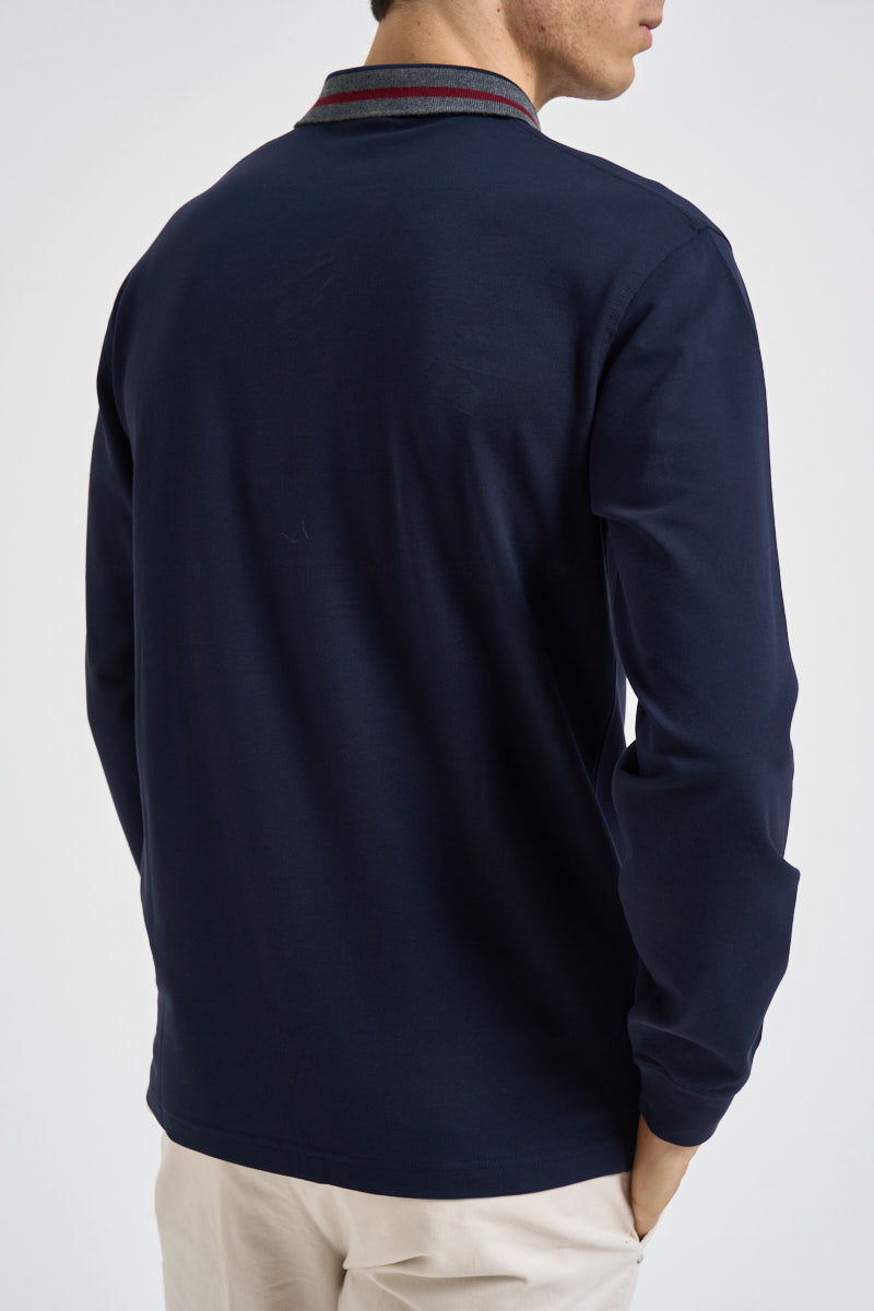 Polo uomo blu notte A46105 07 SUN68 