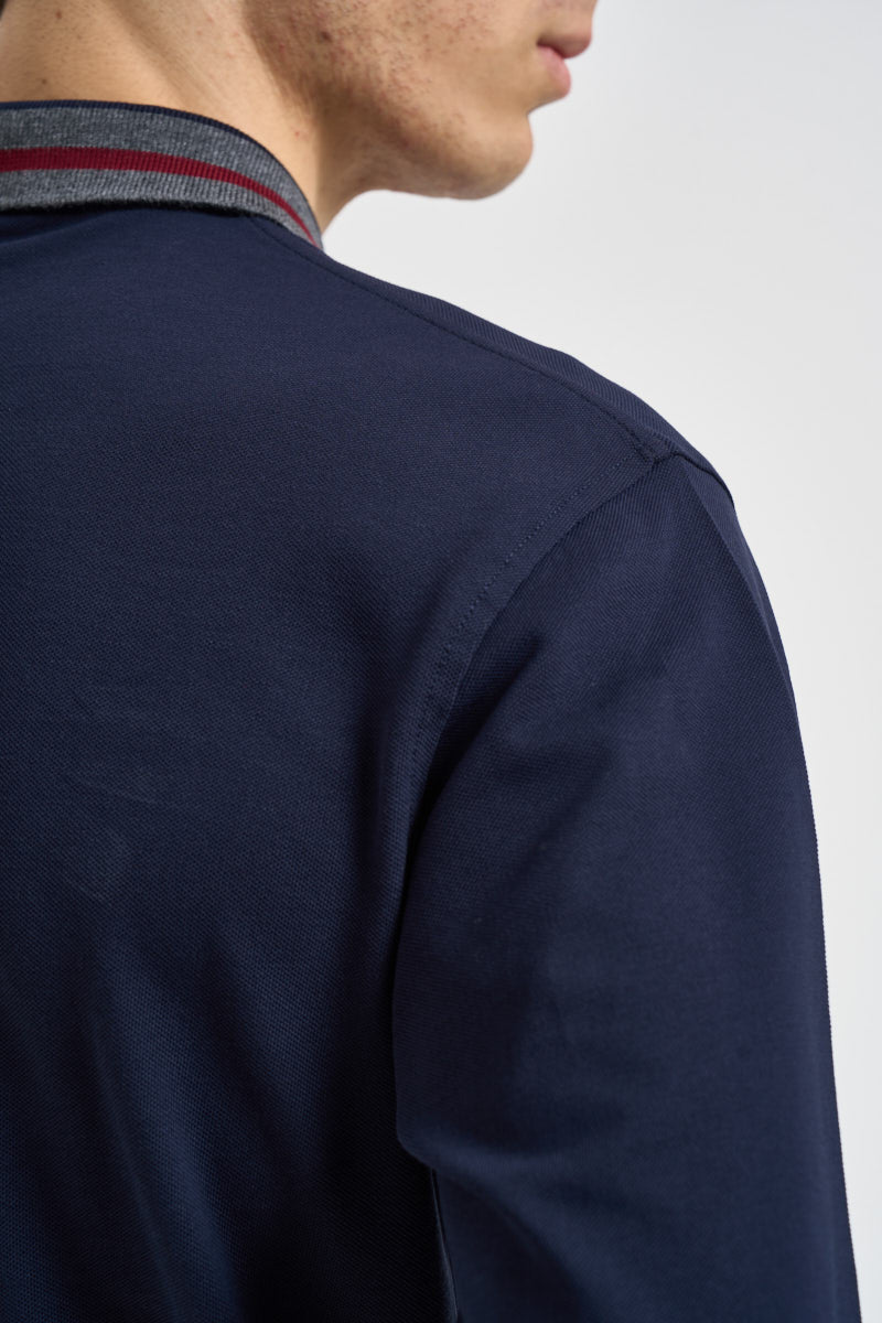 Polo uomo blu notte A46105 07 SUN68 
