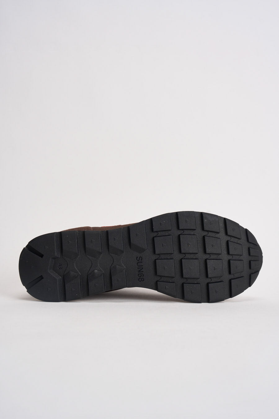 Sneakers uomo in suede e tessuto marrone CPZ46101 08 SUN68 