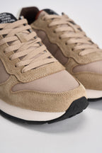 Sneakers uomo in suede e tessuto beige CPZ46101 77 SUN68 