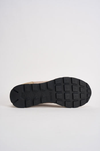 Sneakers uomo in suede e tessuto beige - 10