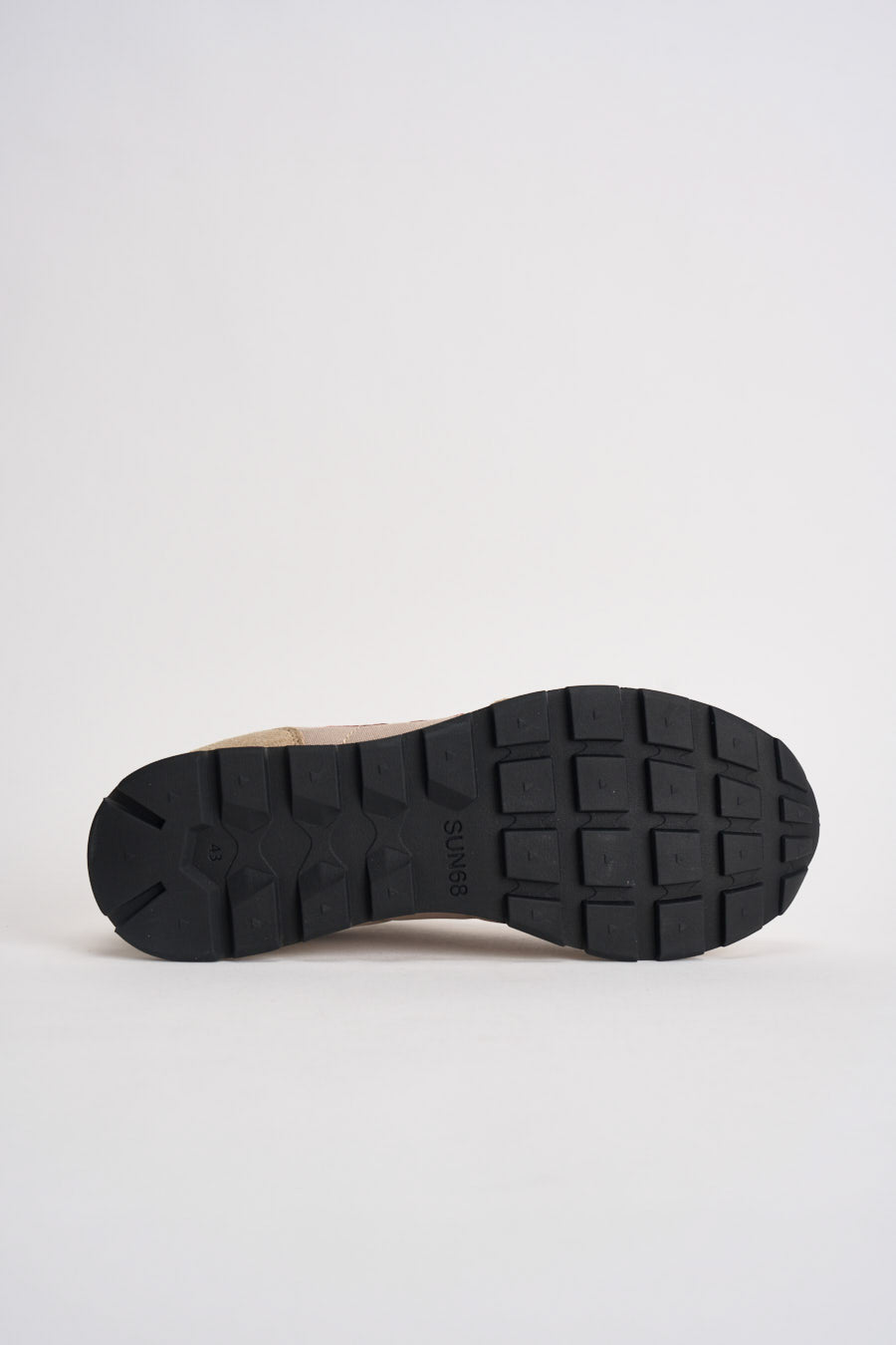 Sneakers uomo in suede e tessuto beige CPZ46101 77 SUN68 