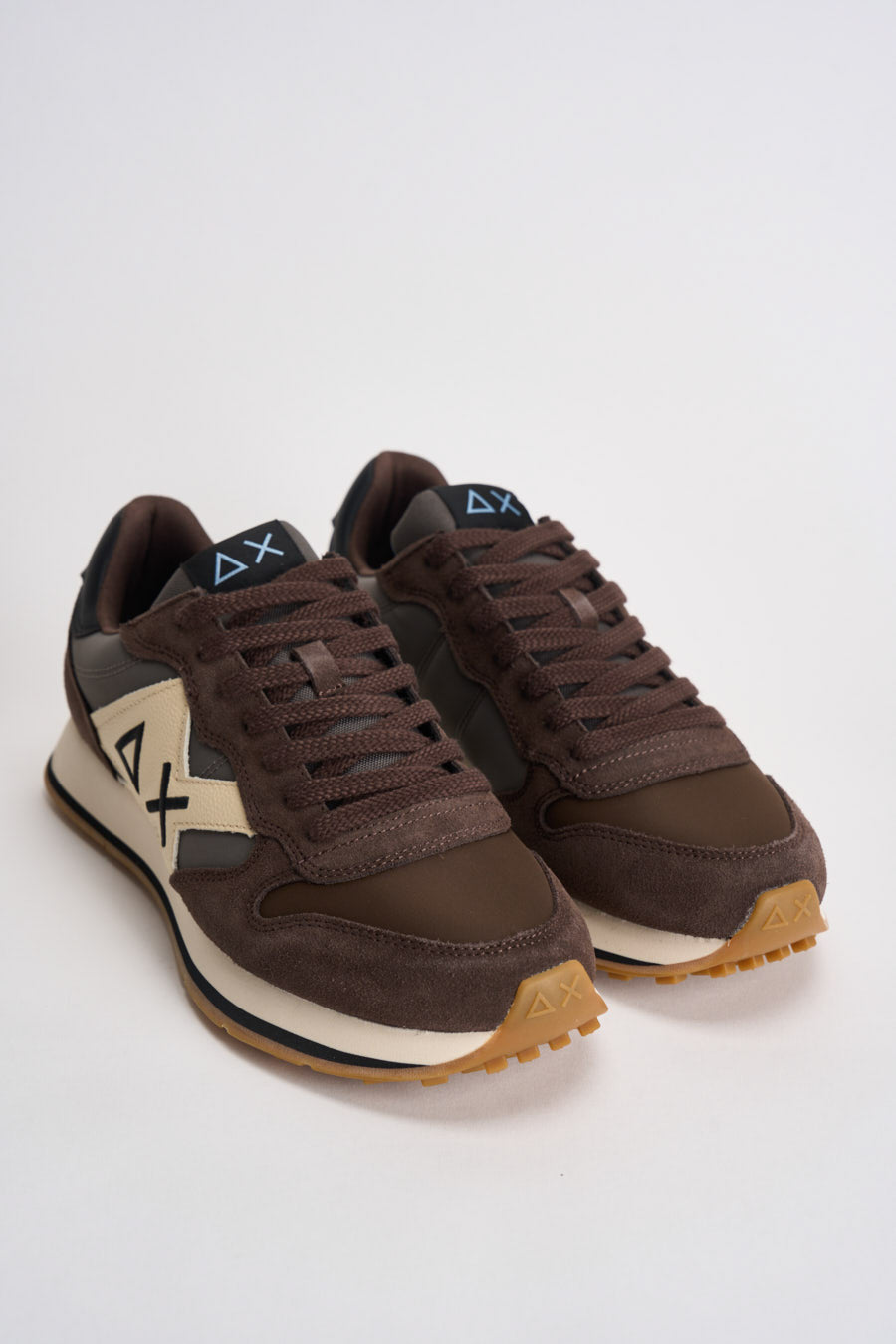 Sneakers uomo in suede marrone CPZ46122 08 SUN68 