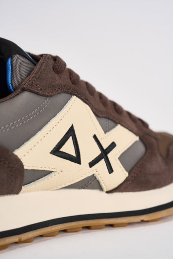 Sneakers uomo in suede marrone - 9