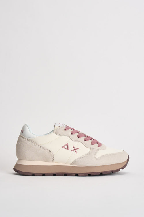 Sneakers donna in suede panna - 1