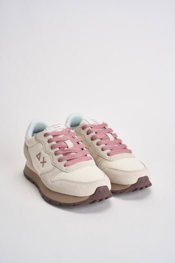 Sneakers donna in suede panna - 3