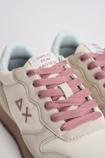 Sneakers donna in suede panna - 5