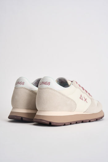 Sneakers donna in suede panna - 7