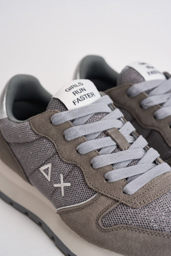 Sneakers donna grigio chiaro - 4
