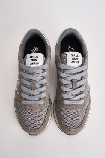 Sneakers donna grigio chiaro - 5