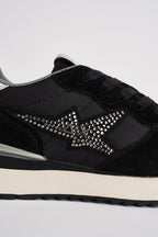 Sneakers donna con strass nere CPZ46223 11 SUN68 