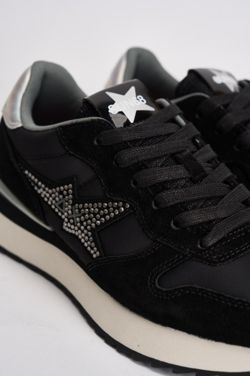 Sneakers donna con strass nere CPZ46223 11 SUN68 