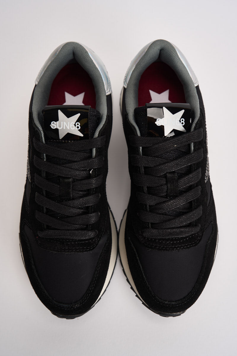 Sneakers donna con strass nere CPZ46223 11 SUN68 