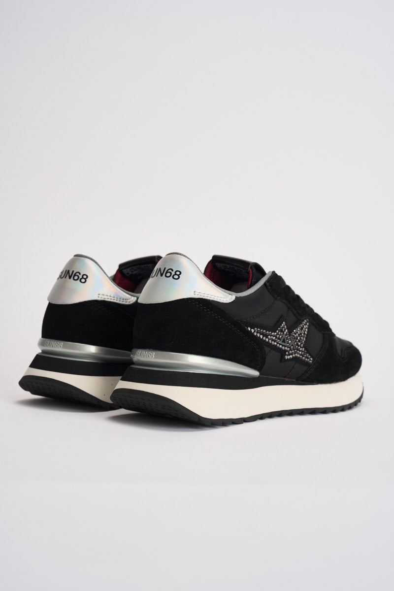 Sneakers donna con strass nere CPZ46223 11 SUN68 