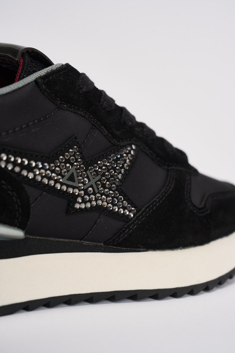 Sneakers donna con strass nere CPZ46223 11 SUN68 