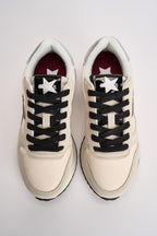 Sneakers donna con strass ecrù CPZ46223 31 SUN68 