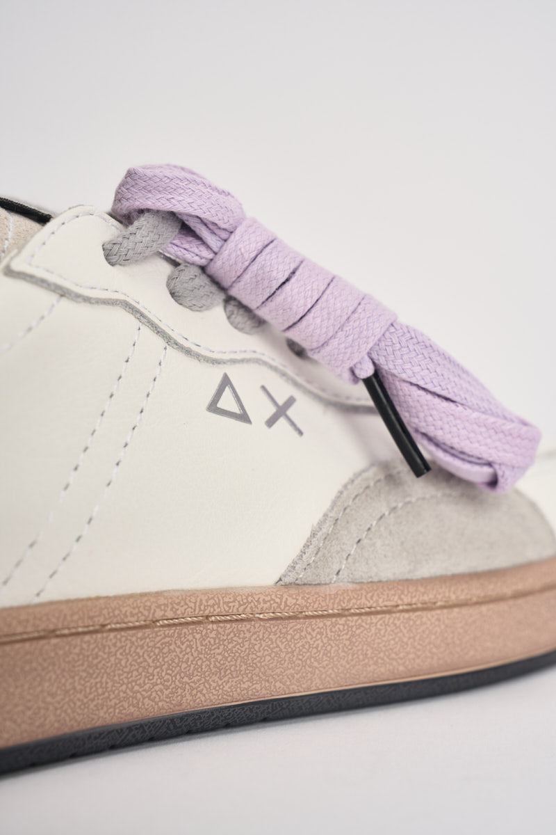 Sneakers donna con paillettes bianche CPZ46249 01 SUN68 