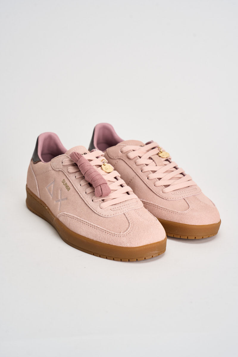 Sneakers donna in suede rosa CPZ46253 04 SUN68 