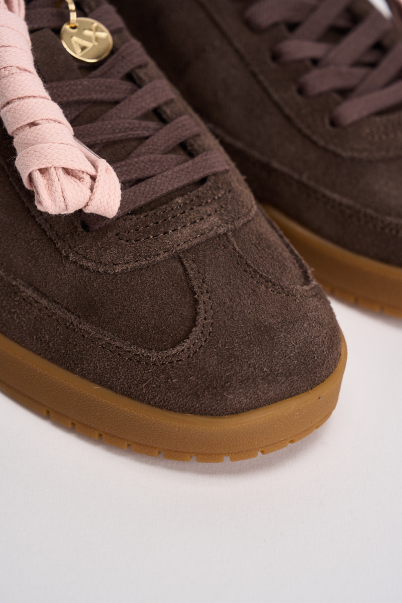 Sneakers donna in suede marrone CPZ46253 08 SUN68 