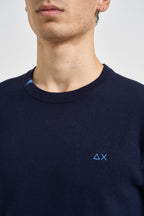 Maglia uomo girocollo blu navy K46101 07 SUN68 