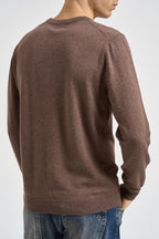 Maglia uomo girocollo marrone K46101 66 SUN68 
