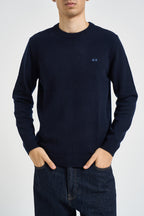 Maglia uomo girocollo blu navy K46112 07 SUN68 