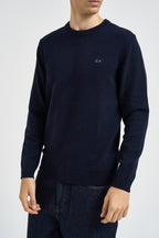 Maglia uomo girocollo blu navy K46112 07 SUN68 