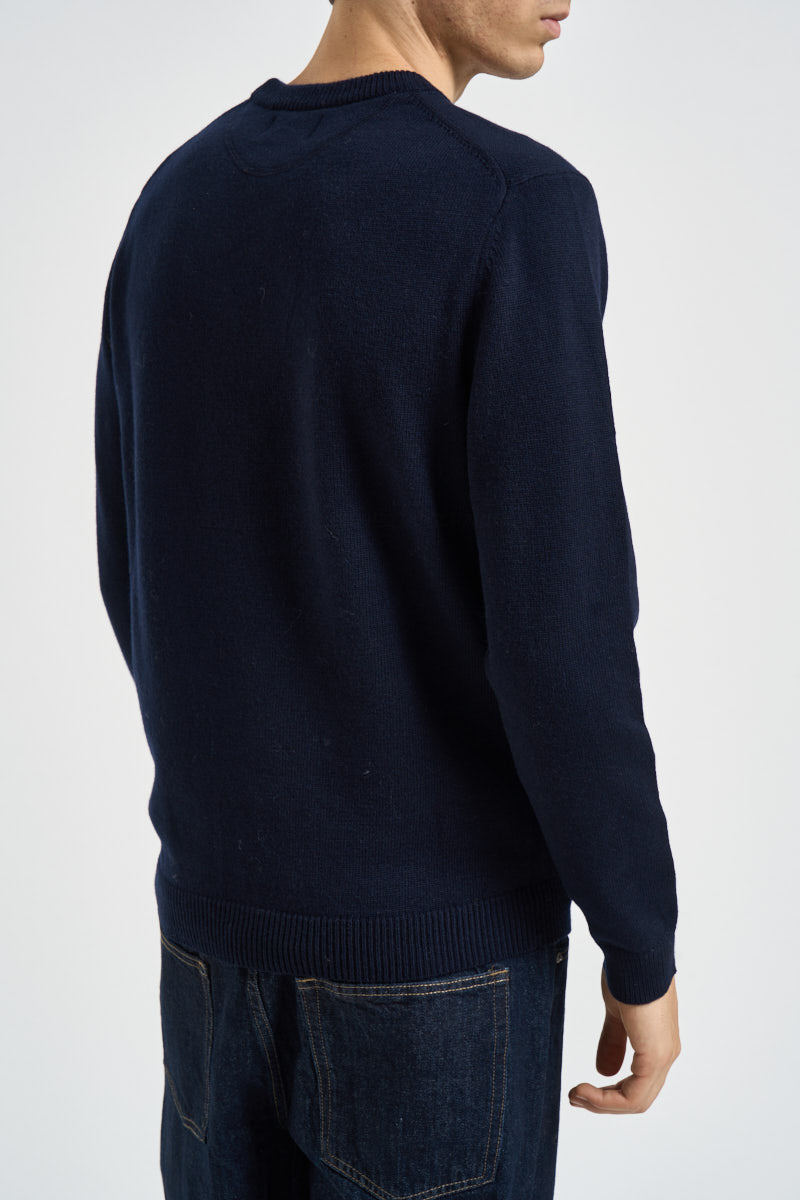 Maglia uomo girocollo blu navy K46112 07 SUN68 