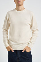 Maglia uomo girocollo panna K46112 31 SUN68 